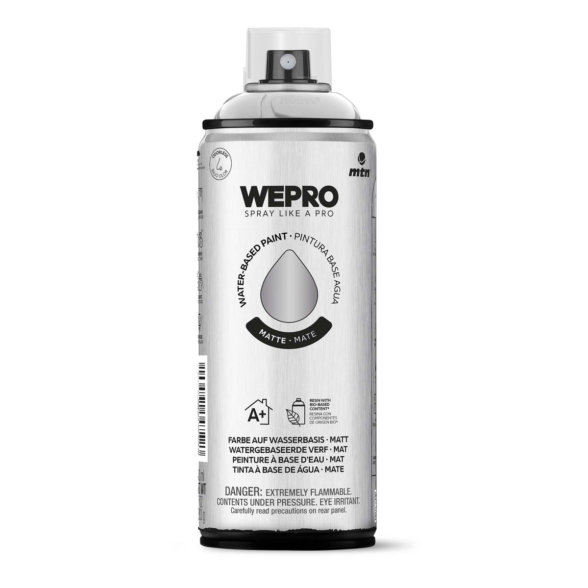 MTN PRO Tinta Acrílica Metalizada Prateado 400ml