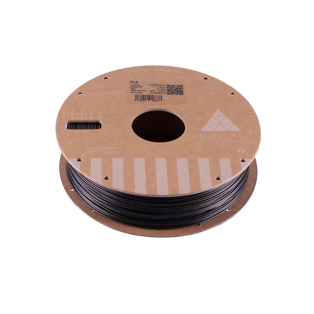 SMARTFIL PLA, GLITTER BLACK, 1000g