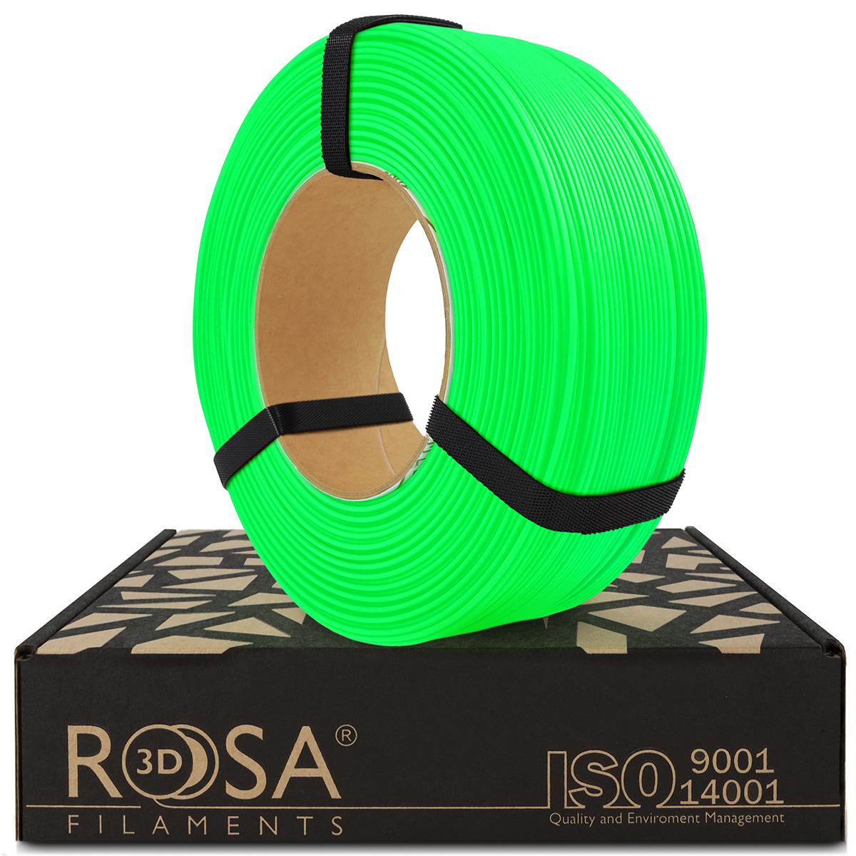 ROSA3D PLA Starter Refill Satin/Neon/Lithophane 1kg - Neon Green