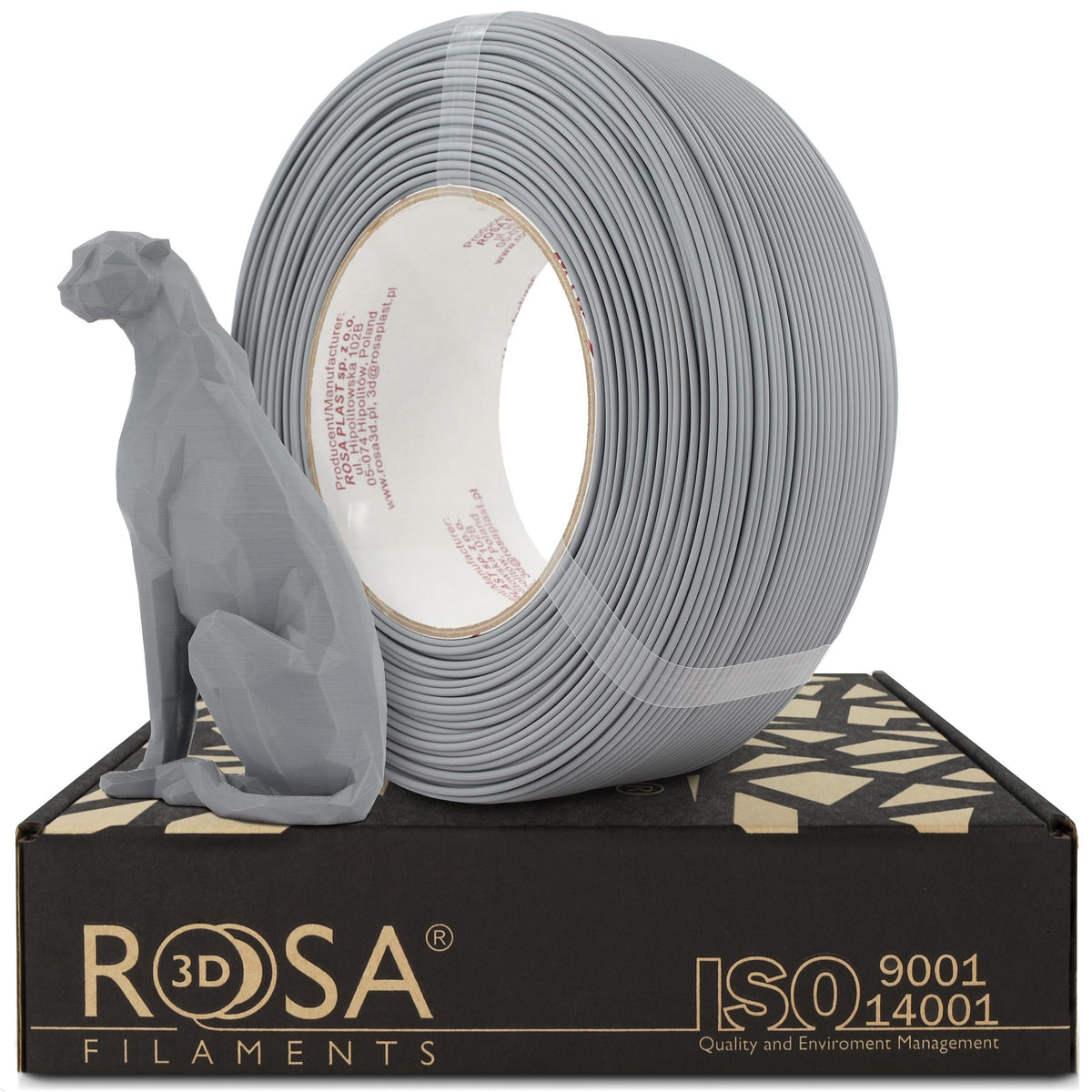 ROSA3D PLA Speed Matt Refill 1kg - Gray