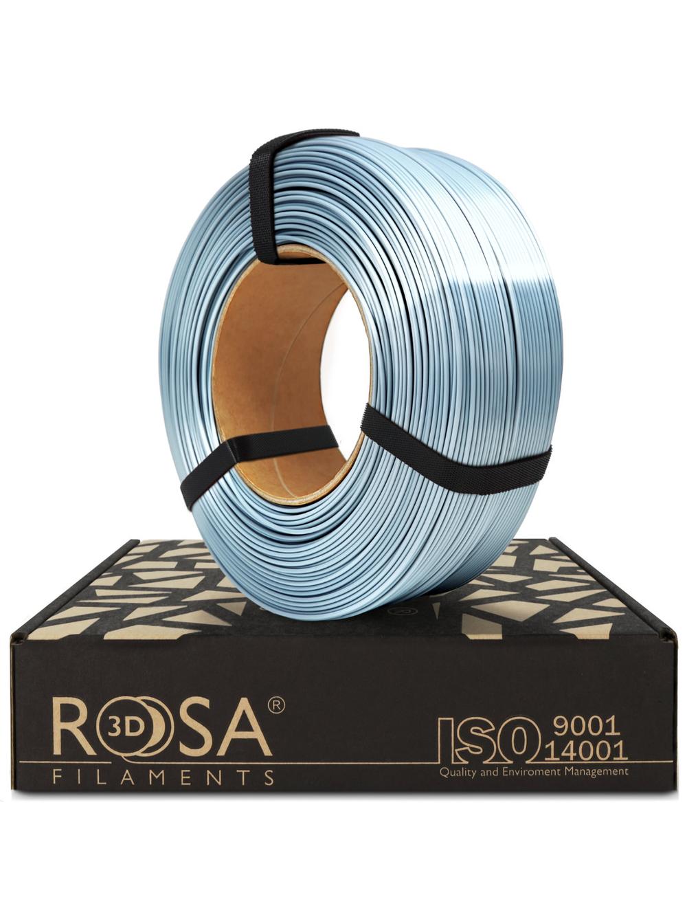 ROSA3D PLA Silk Refill 1kg - Silver [3768]