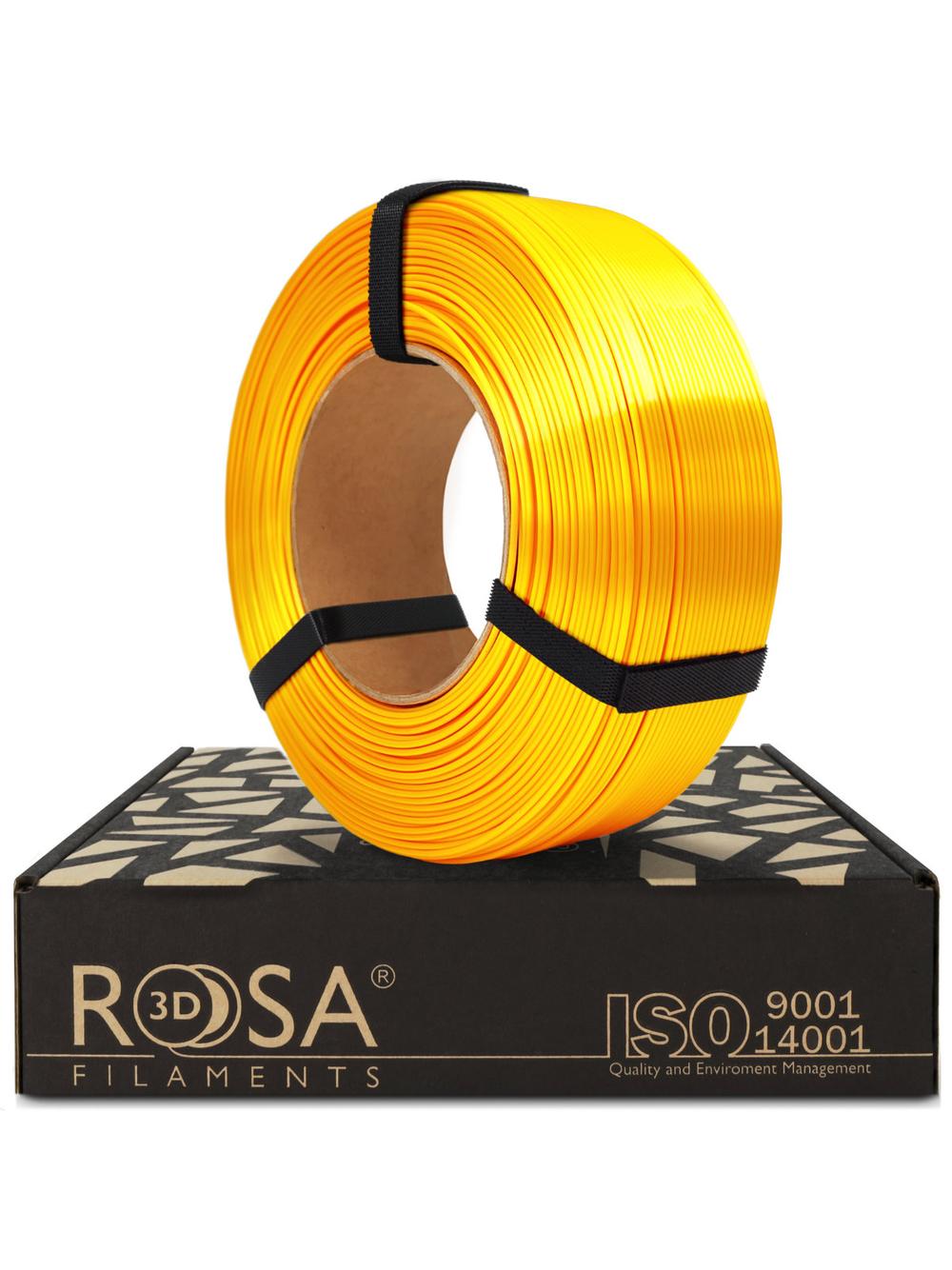 ROSA3D PLA Silk Refill 1kg - Yellow [3773]