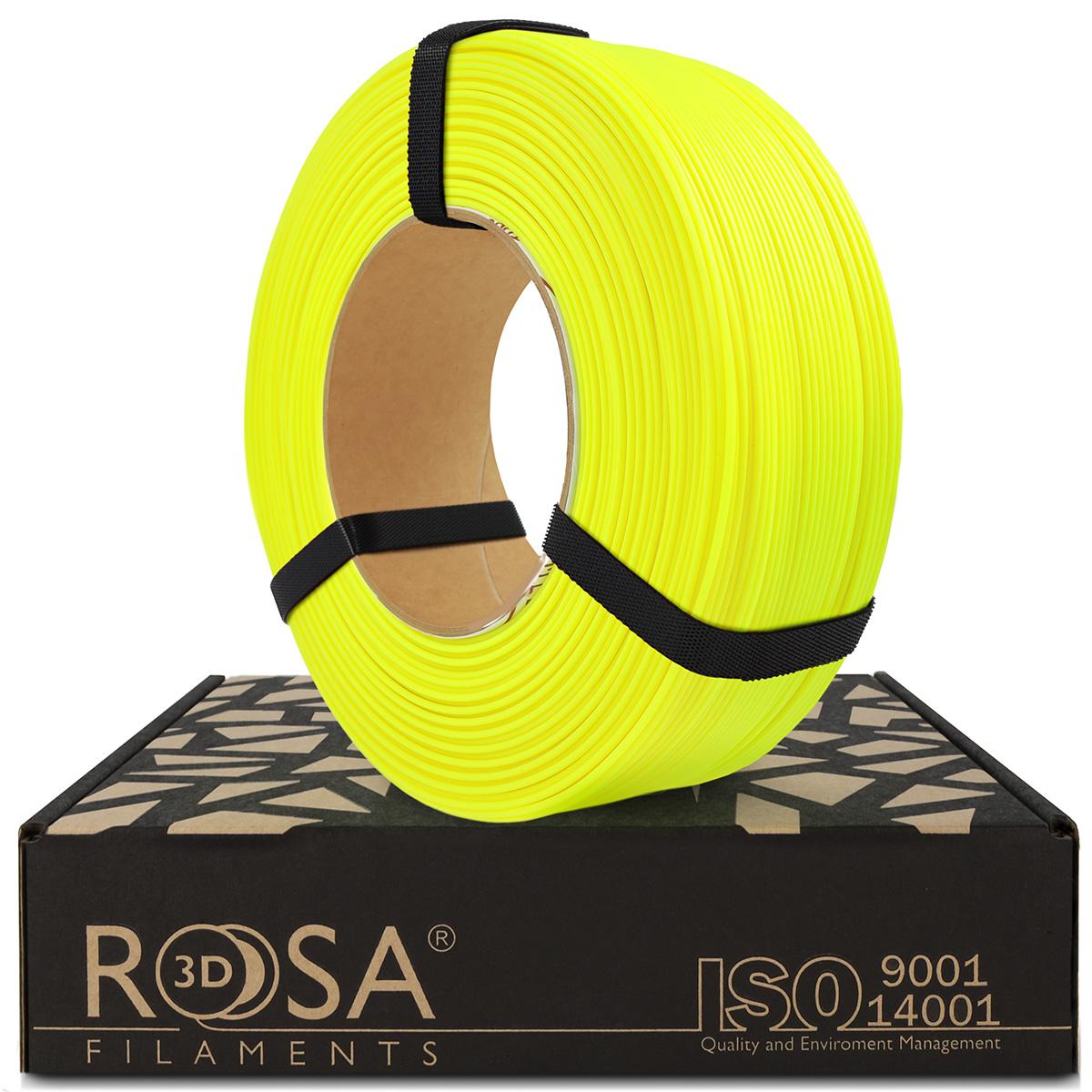 ROSA3D PLA Starter Refill Satin/Neon/Lithophane 1kg - Neon Yellow