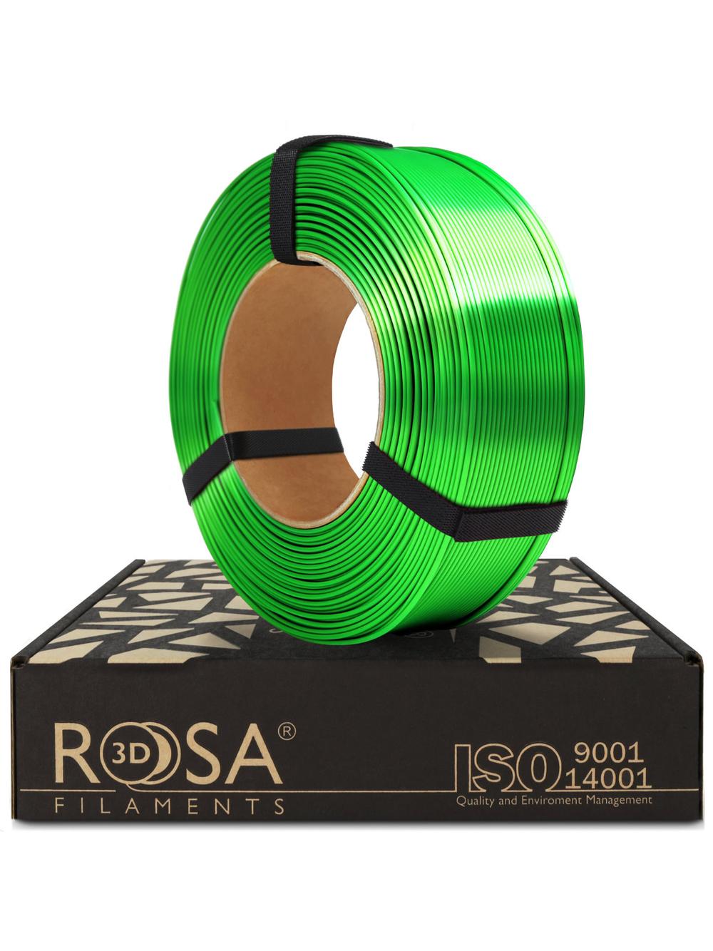 ROSA3D PLA Silk Refill 1kg - Green [3776]