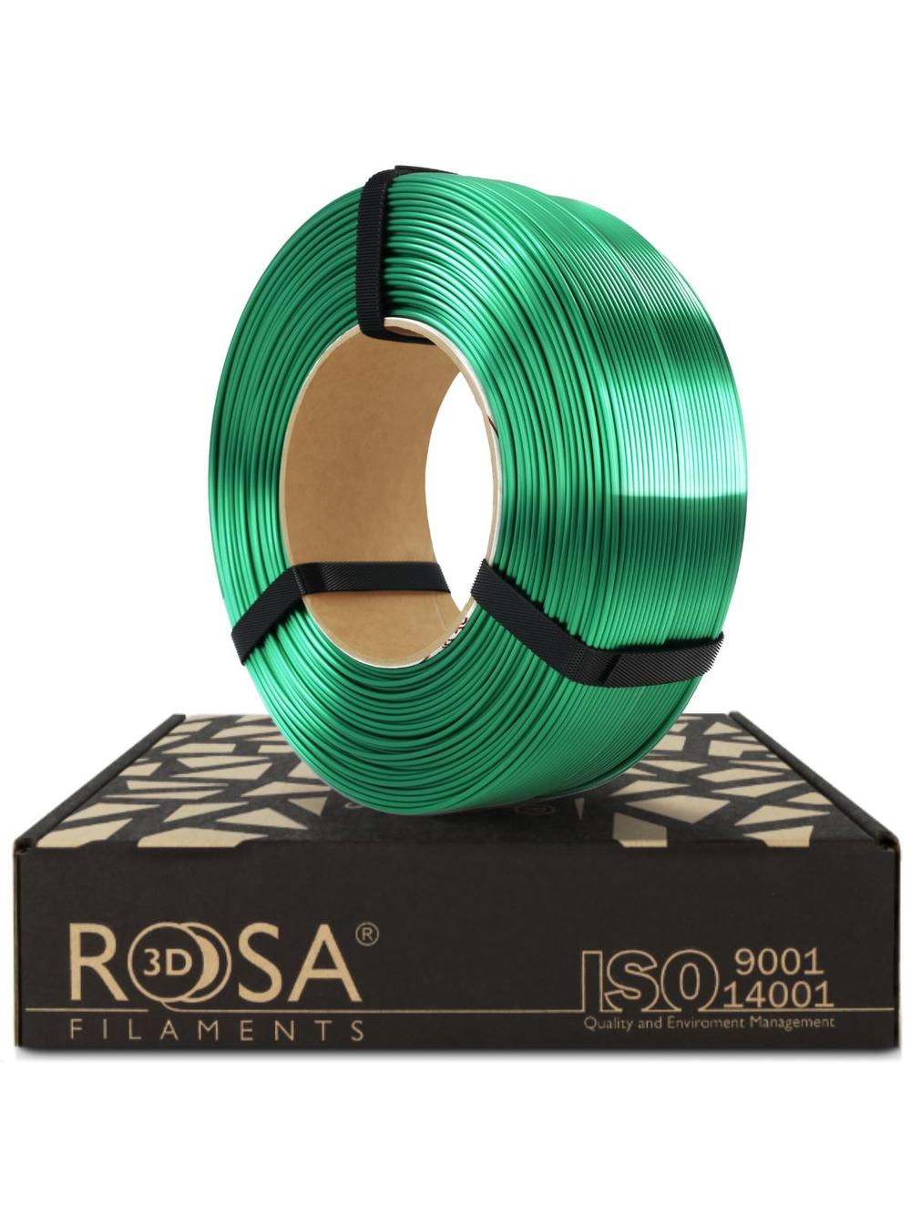 ROSA3D PLA Silk Refill 1kg - Emerald Green [4359]