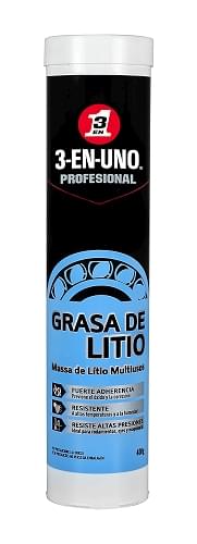 Massa Branca de Lítio em Cartucho 400 g (3-EN-UNO / WD-40)