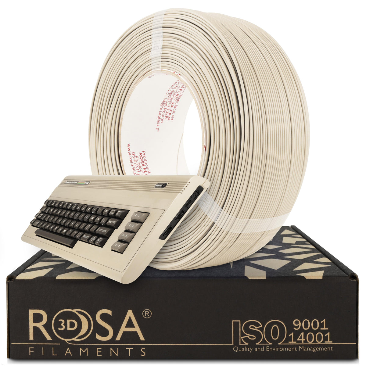 ROSA3D PLA Starter Refill 1kg - 8bit Retro Beige