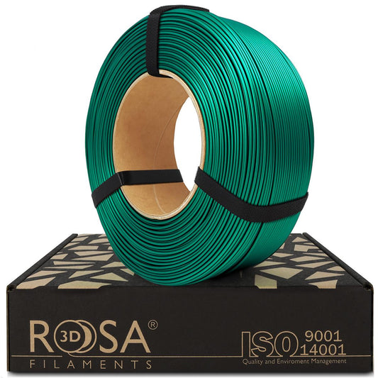 ROSA3D PLA Starter Refill Satin/Neon/Lithophane 1kg - Emerald Green Satin