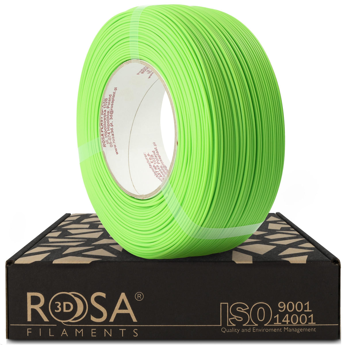 ROSA3D PLA Starter Refill 1kg - Lime Green