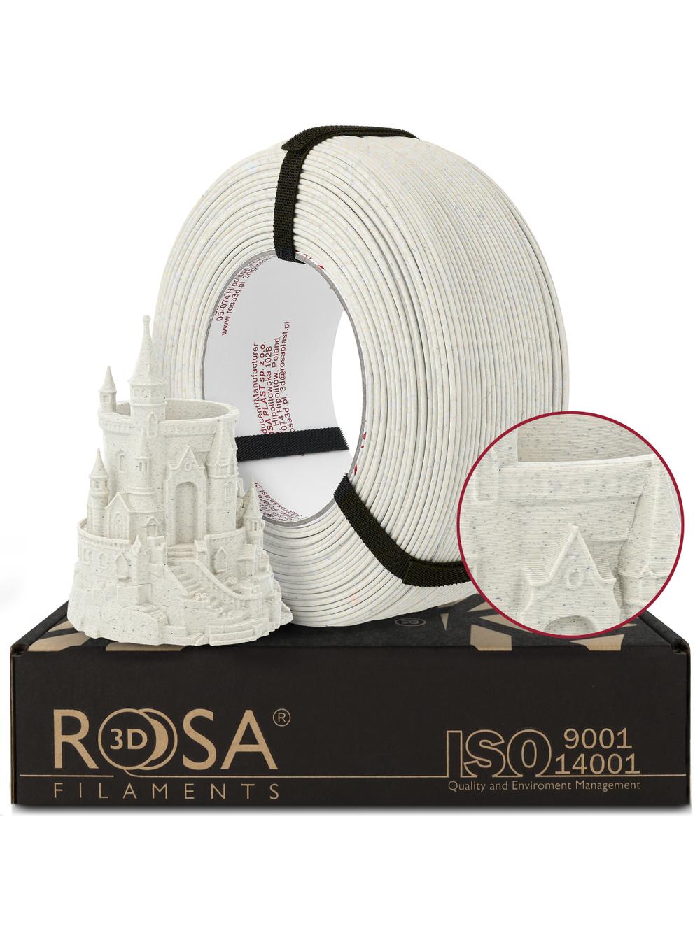 ROSA3D PLA Speed Matt Refill 1kg - Marble Ivory [4974]