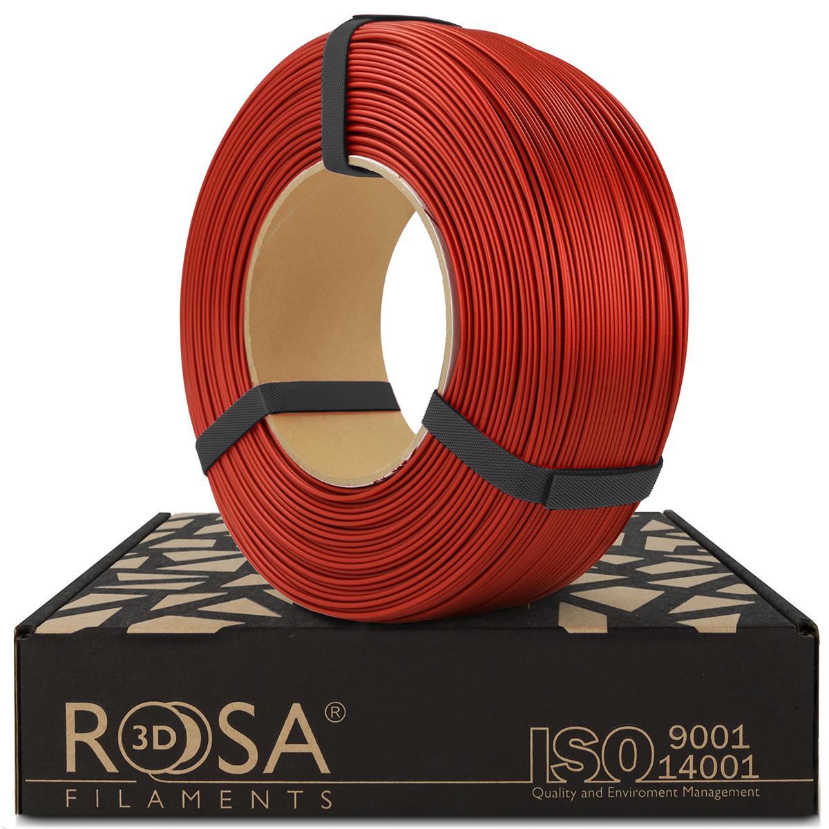 ROSA3D PLA Starter Refill Satin/Neon/Lithophane 1kg - Red Jasper Satin
