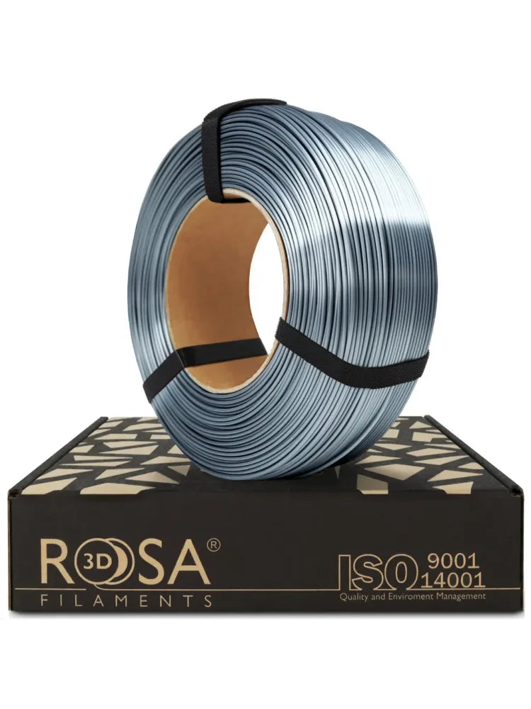 ROSA3D PLA Silk Refill 1kg - Steel