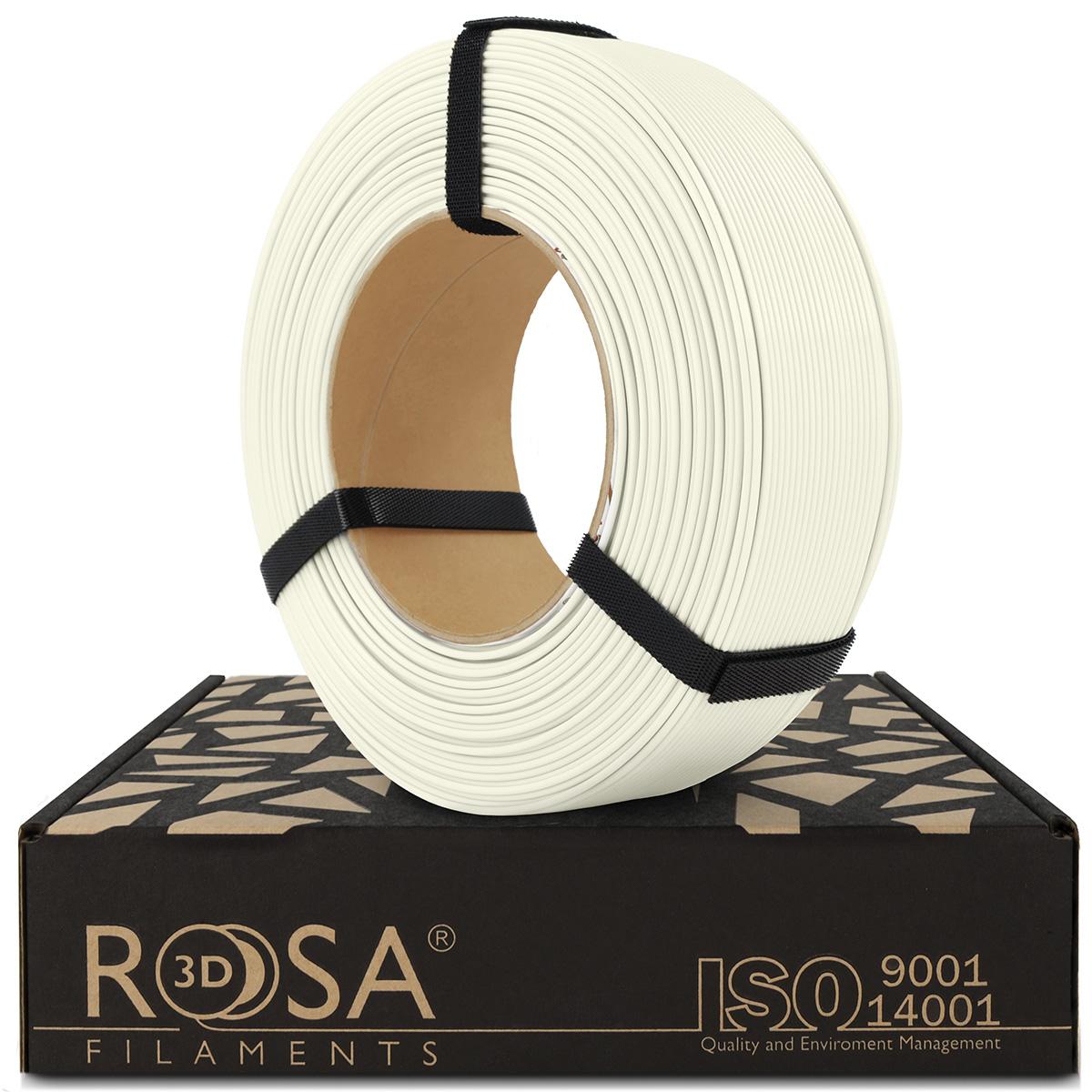 ROSA3D PLA Starter Refill Satin/Neon/Lithophane 1kg - White Pearl Satin
