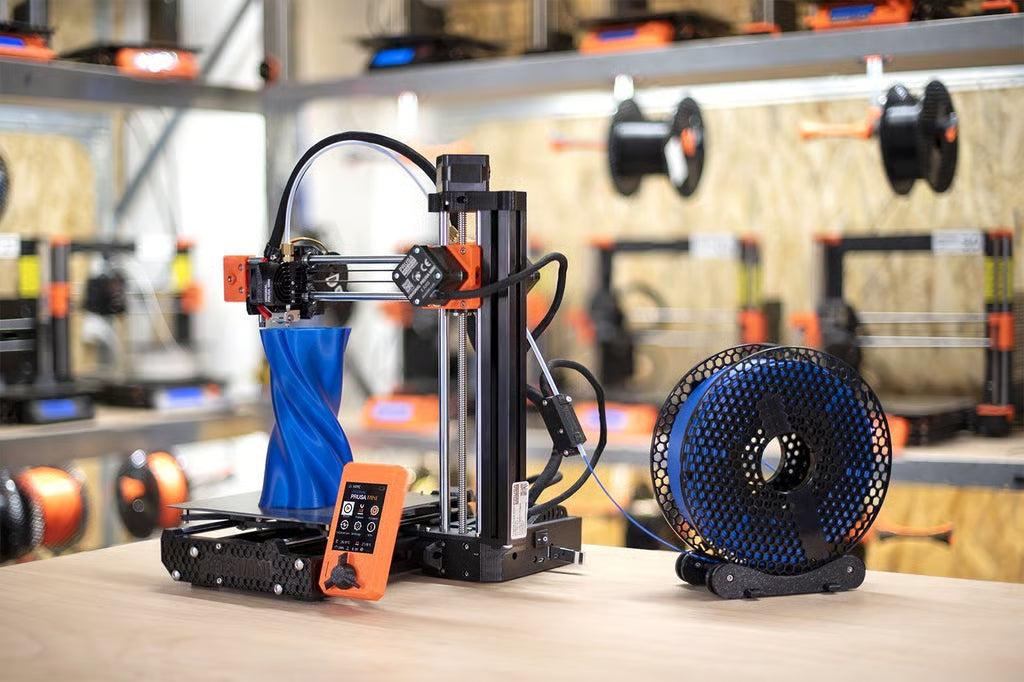 Impressora 3D Prusa MINI+ - Compacta Profissional - Bundle Caixa fechada