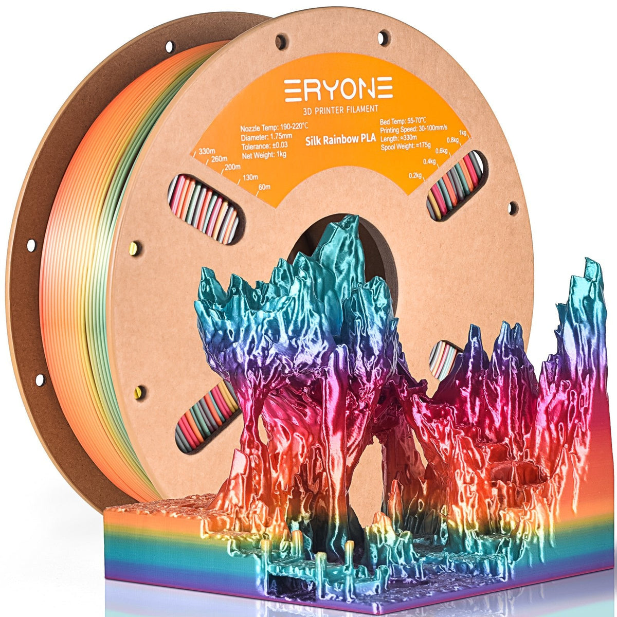 ERYONE PLA Silk Rainbow 1kg