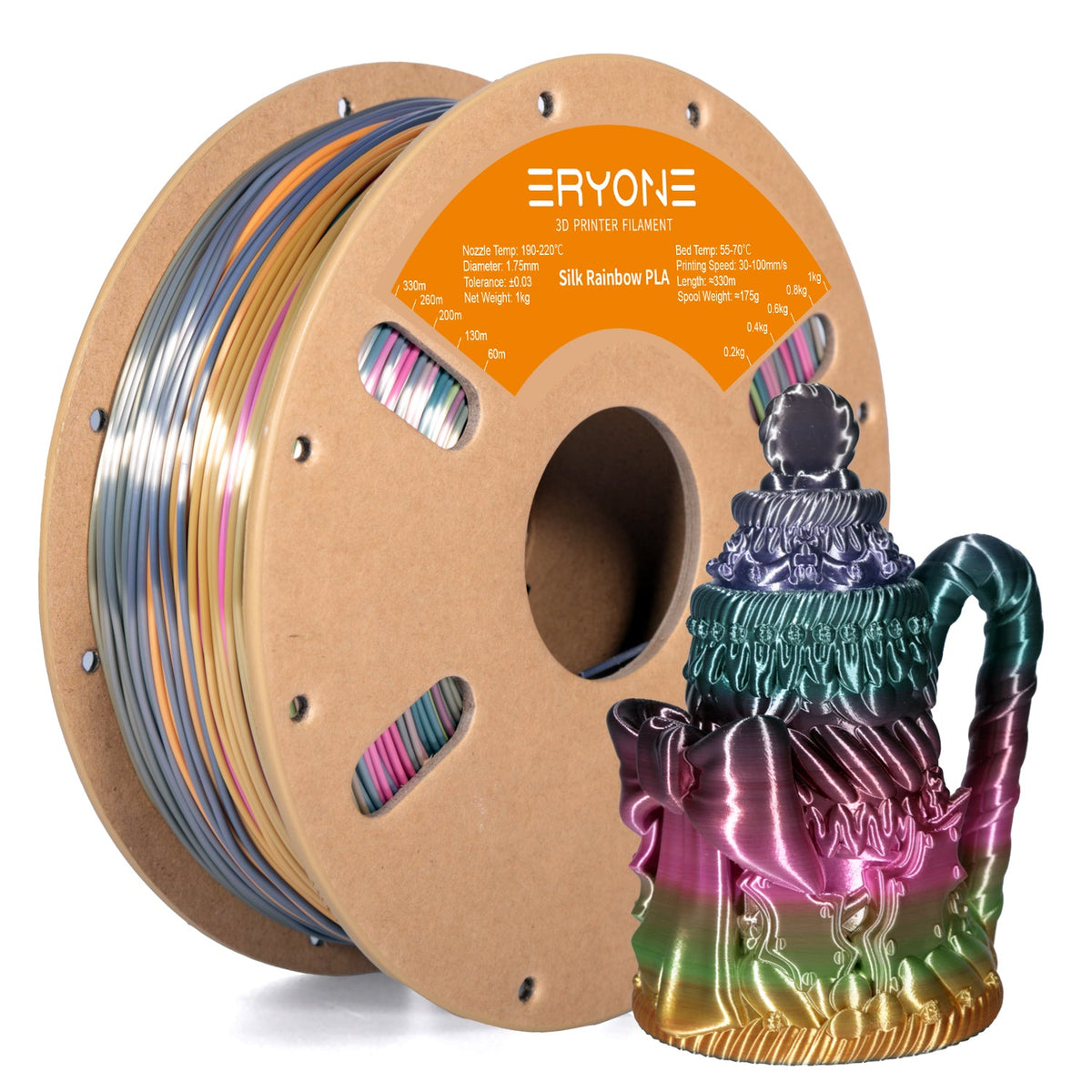 ERYONE PLA Silk Rainbow 1kg