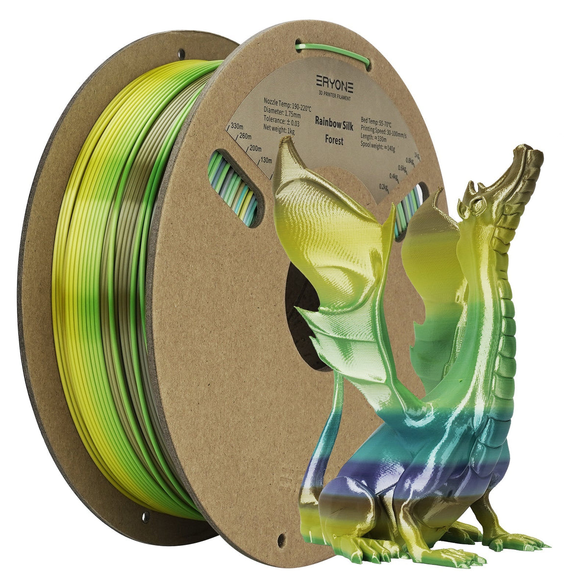 ERYONE PLA Silk Rainbow 1kg