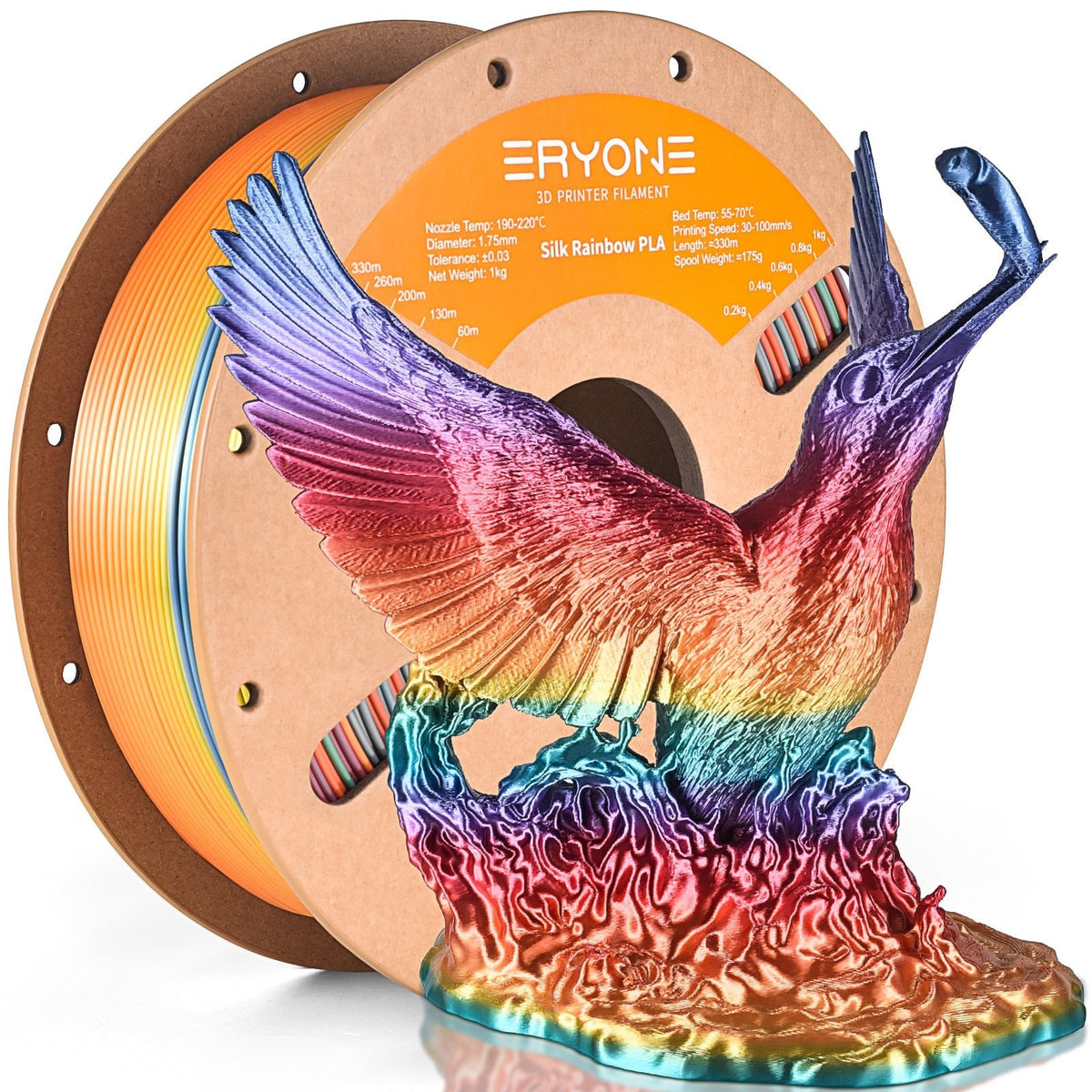 ERYONE PLA Silk Rainbow 1kg