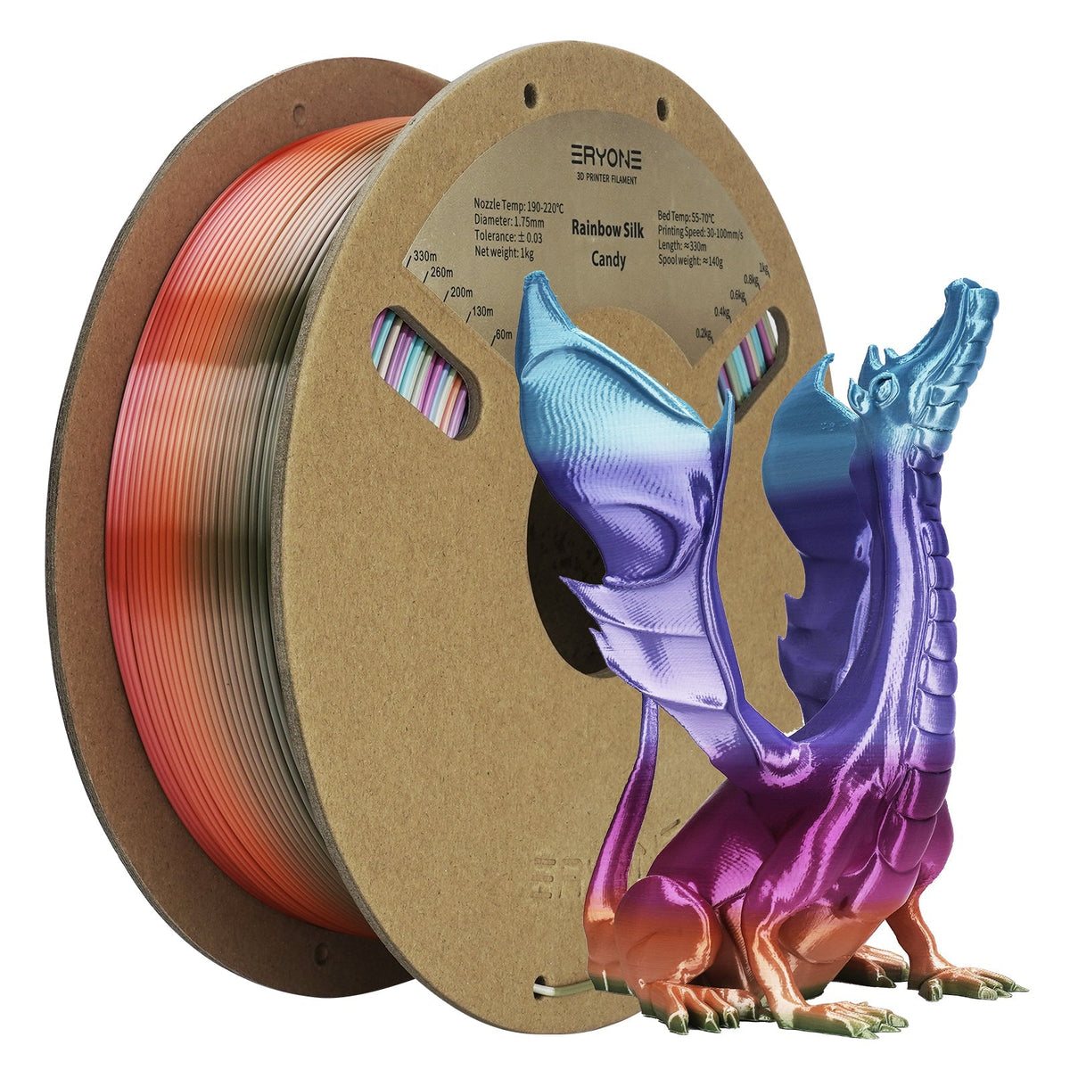 ERYONE PLA Silk Rainbow 1kg