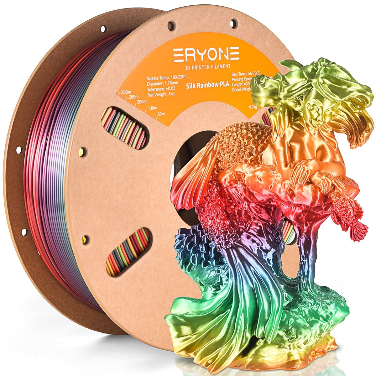 ERYONE PLA Silk Rainbow 1kg